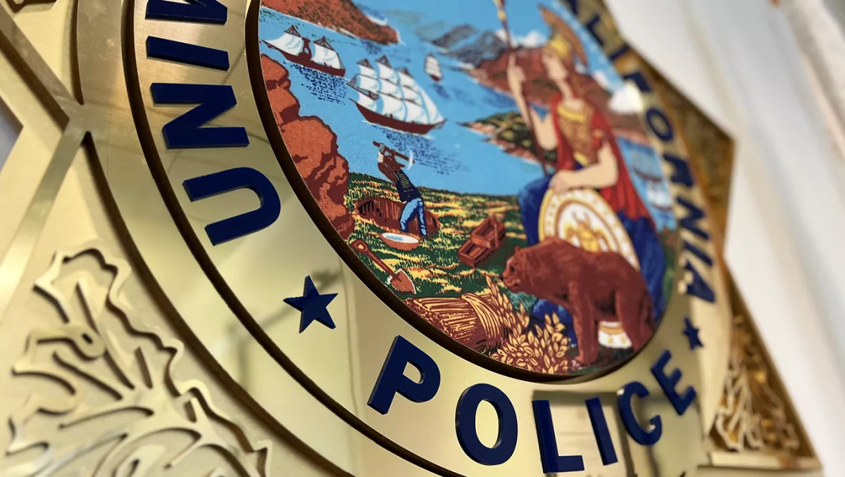 UCSF Police Department Seal - gold star with State of California Seal